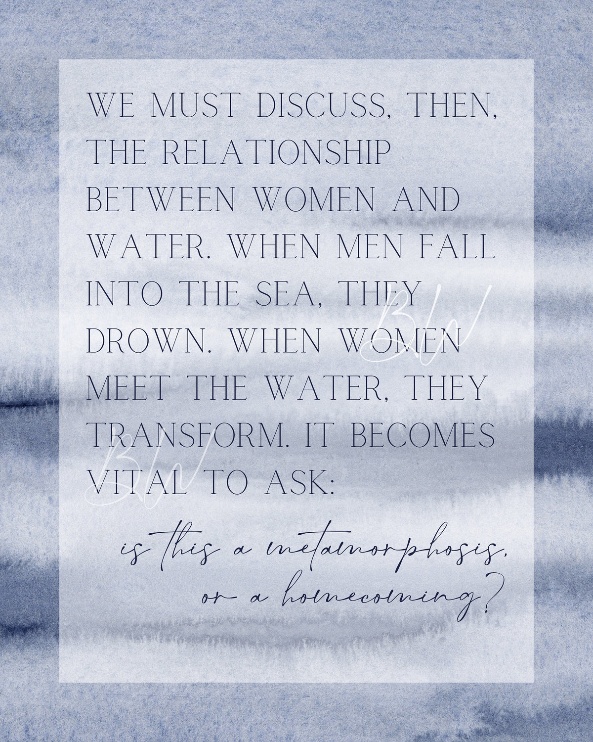 Women and Water Art Print | A Study in Drowning | Officially Licensed Ava Reid Digital Print