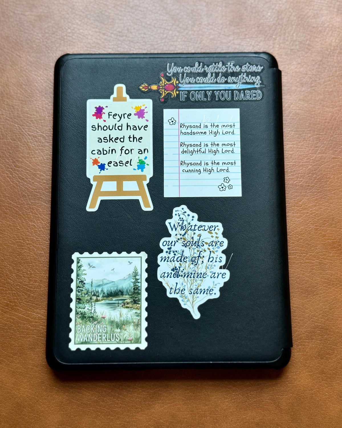 Our Souls Are Made Of | Wuthering Heights Quote Sticker | Emily Bronte Gothic Romance | Bookish Vinyl Sticker | Dark Academia Gift