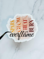 Spark Glow Heat Burn Sticker | Kindred's Curse Saga | Officially Licensed Penn Cole | Everflame