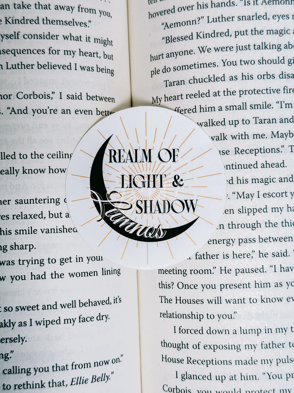 Lumnos Sticker | Kindred's Curse Saga | Officially Licensed Penn Cole Sticker | Spark of the Everflame | Fantasy Book Sticker