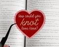 How Could You Knot Love Koen | Mate Sticker | Officially Licensed Ali Hazelwood Sticker