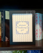 Obstinate Headstrong Girl | Pride and Prejudice Art Print | Jane Austen Print