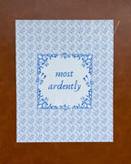 Most Ardently | Pride and Prejudice Art Print | Jane Austen Print