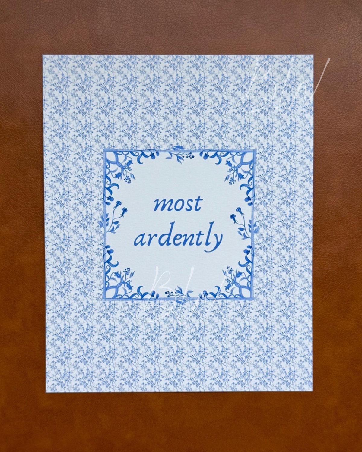 Most Ardently | Pride and Prejudice Art Print | Jane Austen Print