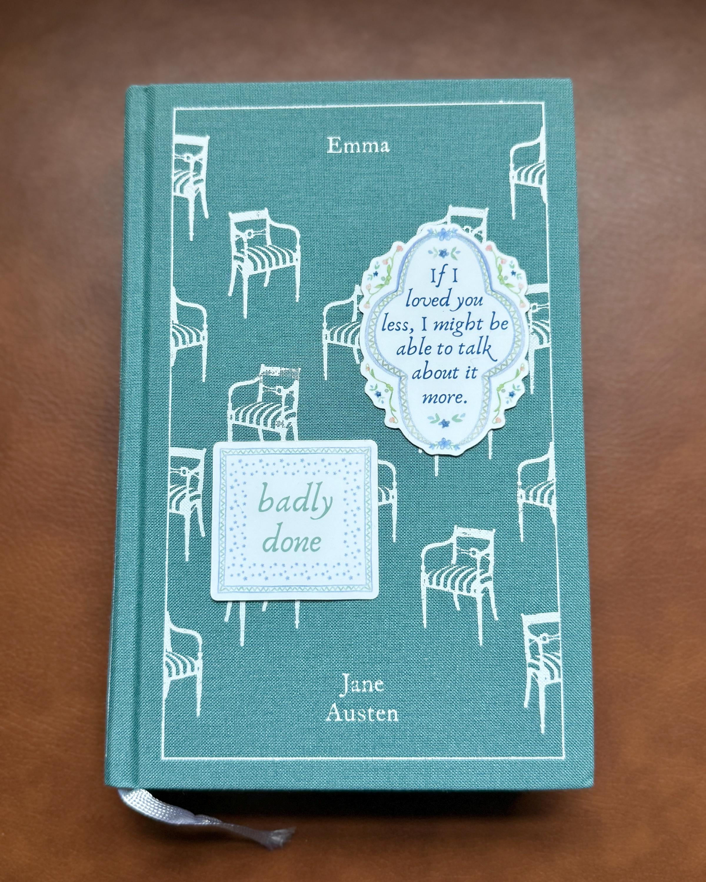 Badly Done | Jane Austen's Emma Sticker | Bookish Sticker