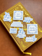 Barely Tolerable | Jane Austen Sticker| Pride and Prejudice Sticker | Book Sticker | Kindle Sticker