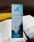 I'd Rather Be Reading About Dragons Bookmark | Fantasy Bookmark
