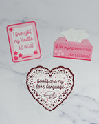 Bookish Vinyl Sticker | If I’m Crying Over a Man .. He’s Fictional | Funny Reading Sticker, Book Lover Gift
