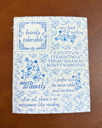 Pride and Prejudice Sticker Sheet | Jane Austen | Barely Tolerable | Most Ardently | Book Sticker | Kindle Sticker