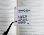 What Doesn't Kill You | Love Hypothesis Sticker | Officially Licensed Ali Hazelwood Sticker