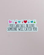 You Can Fall In Love | Love Hypothesis Sticker | Officially Licensed Ali Hazelwood Sticker