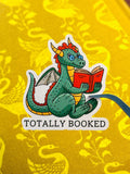 Book Dragon Sticker | Bookish Vinyl Decal for Fantasy Readers