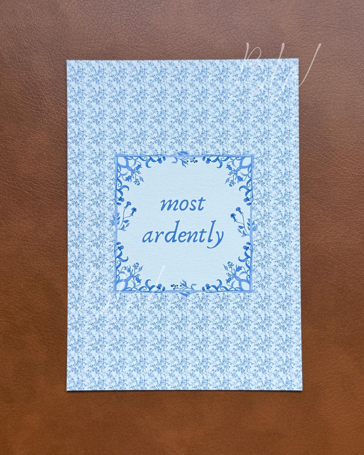 Most Ardently | Pride and Prejudice Art Print | Jane Austen Print