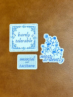 Most Ardently | Pride and Prejudice Jane Austen Sticker | Book Kindle Laptop Journal Planner Sticker