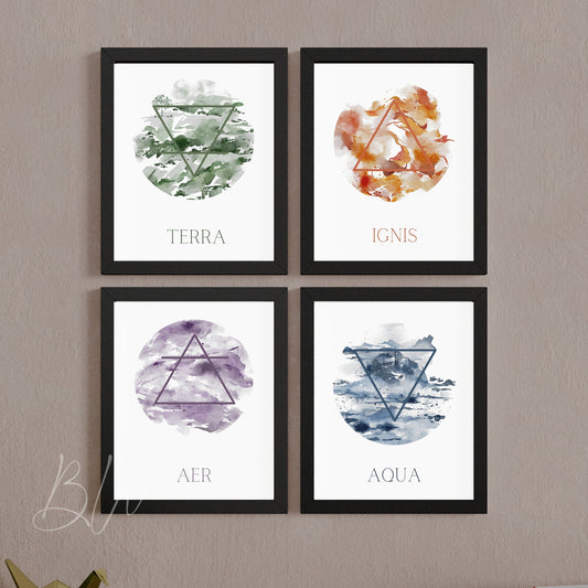 Zodiac Academy Elements Digital Art Print | Officially Licensed