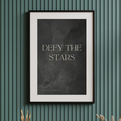 Zodiac Academy Defy the Stars Digital Art Print | Zodiac Circle | Officially Licensed