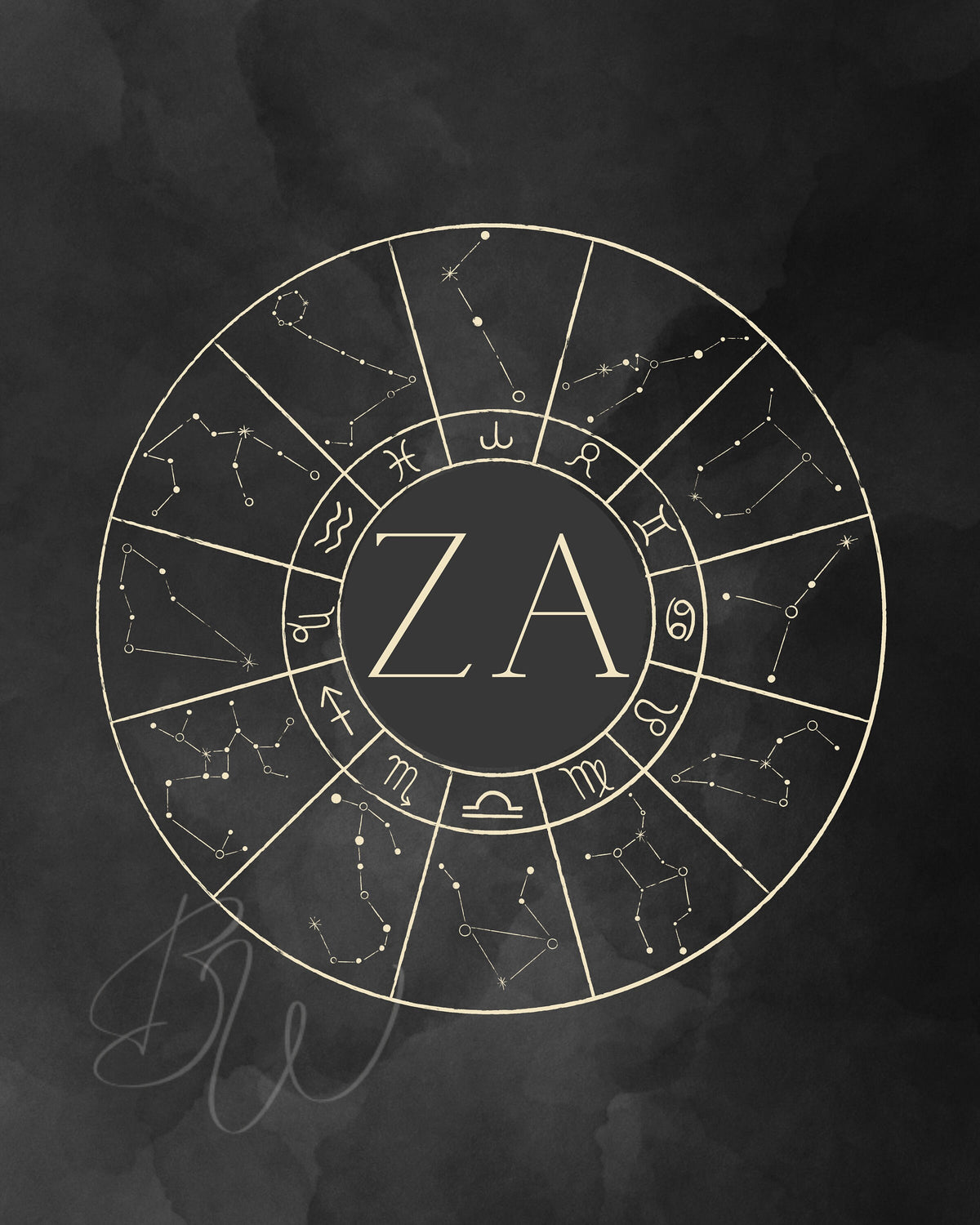 Zodiac Academy Digital Art Print | Zodiac Circle | Officially Licensed