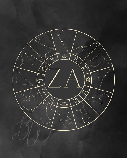 Zodiac Academy Digital Art Print | Zodiac Circle | Officially Licensed