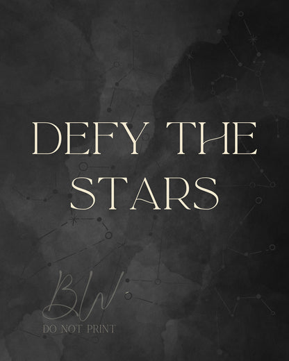 Zodiac Academy Defy the Stars Digital Art Print | Zodiac Circle | Officially Licensed