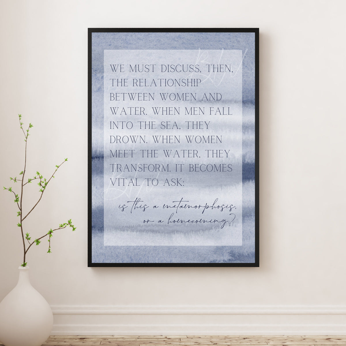 Women and Water Art Print | A Study in Drowning | Officially Licensed Ava Reid Digital Print