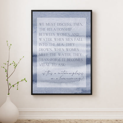 Women and Water Art Print | A Study in Drowning | Officially Licensed Ava Reid Digital Print