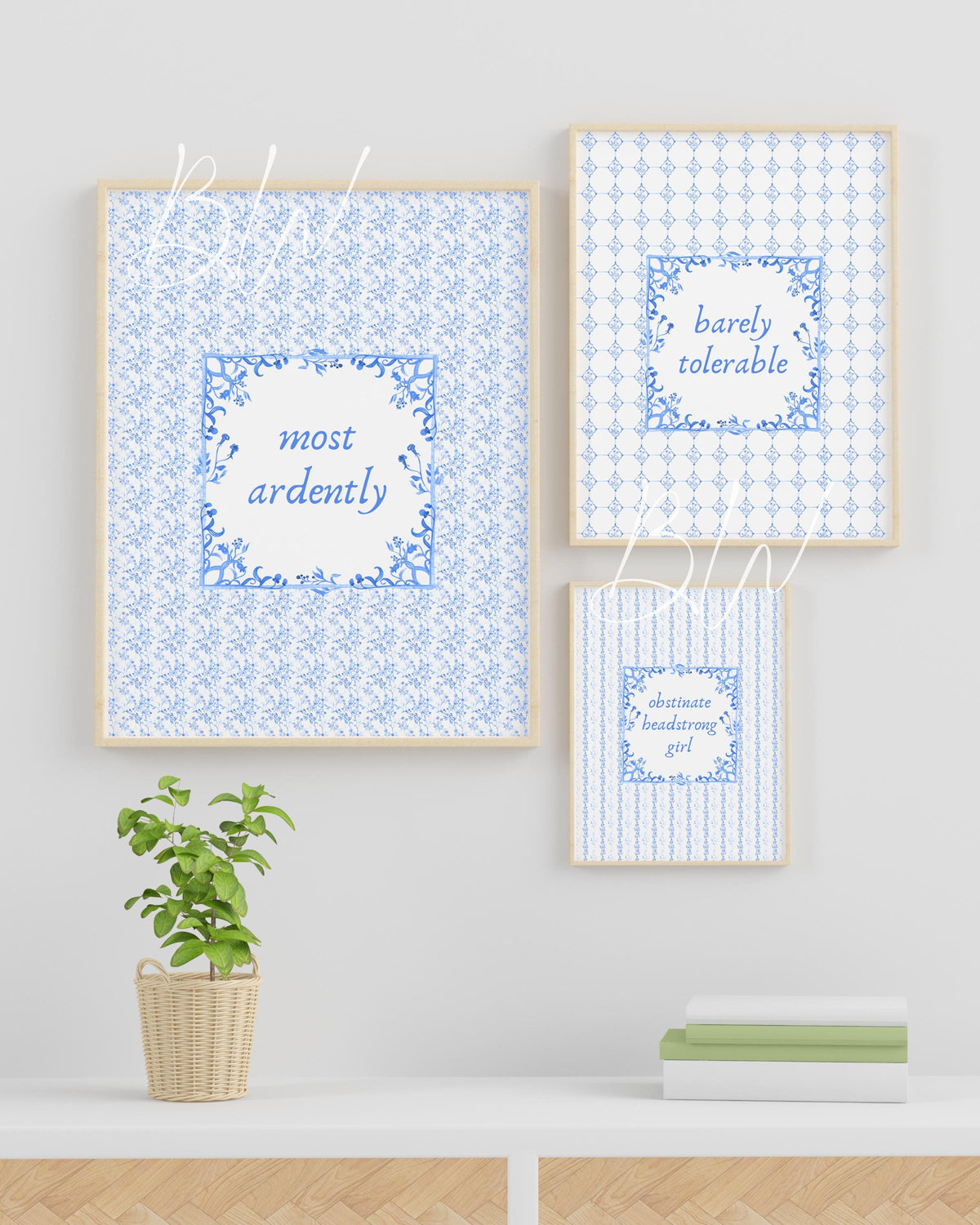 Pride and Prejudice Art Prints | Jane Austen Quotes (Digital Download)