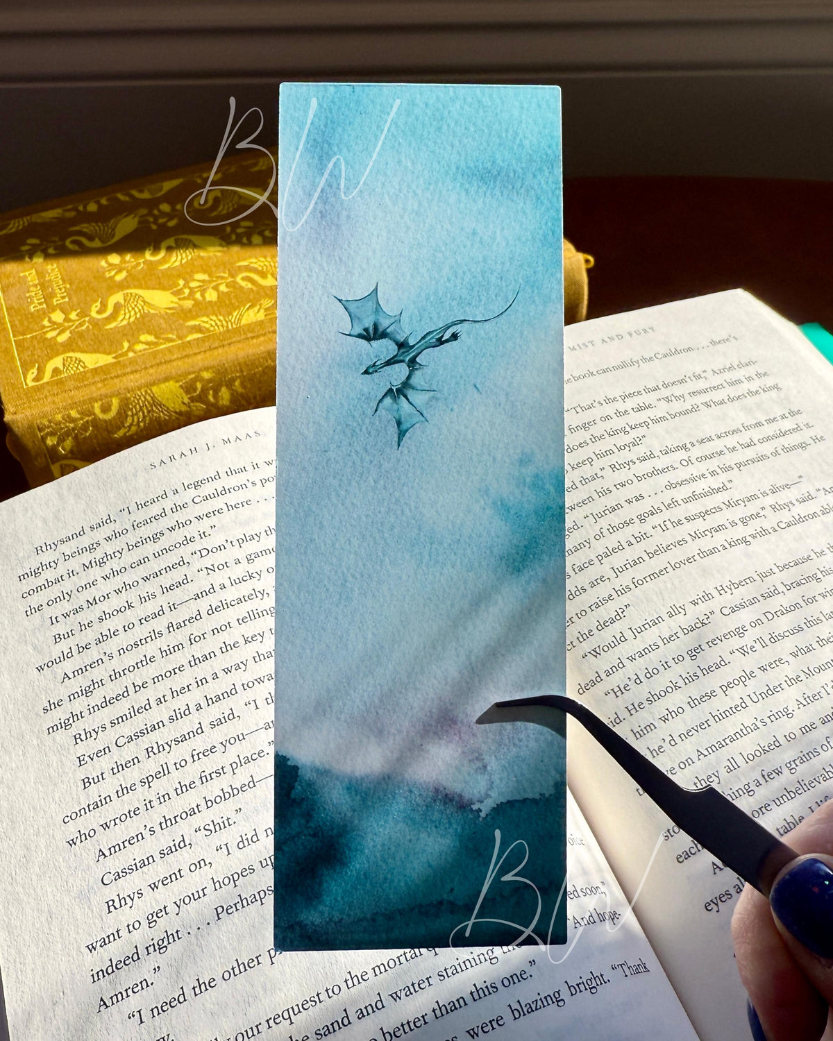 I'd Rather Be Reading About Dragons Bookmark | Fantasy Bookmark