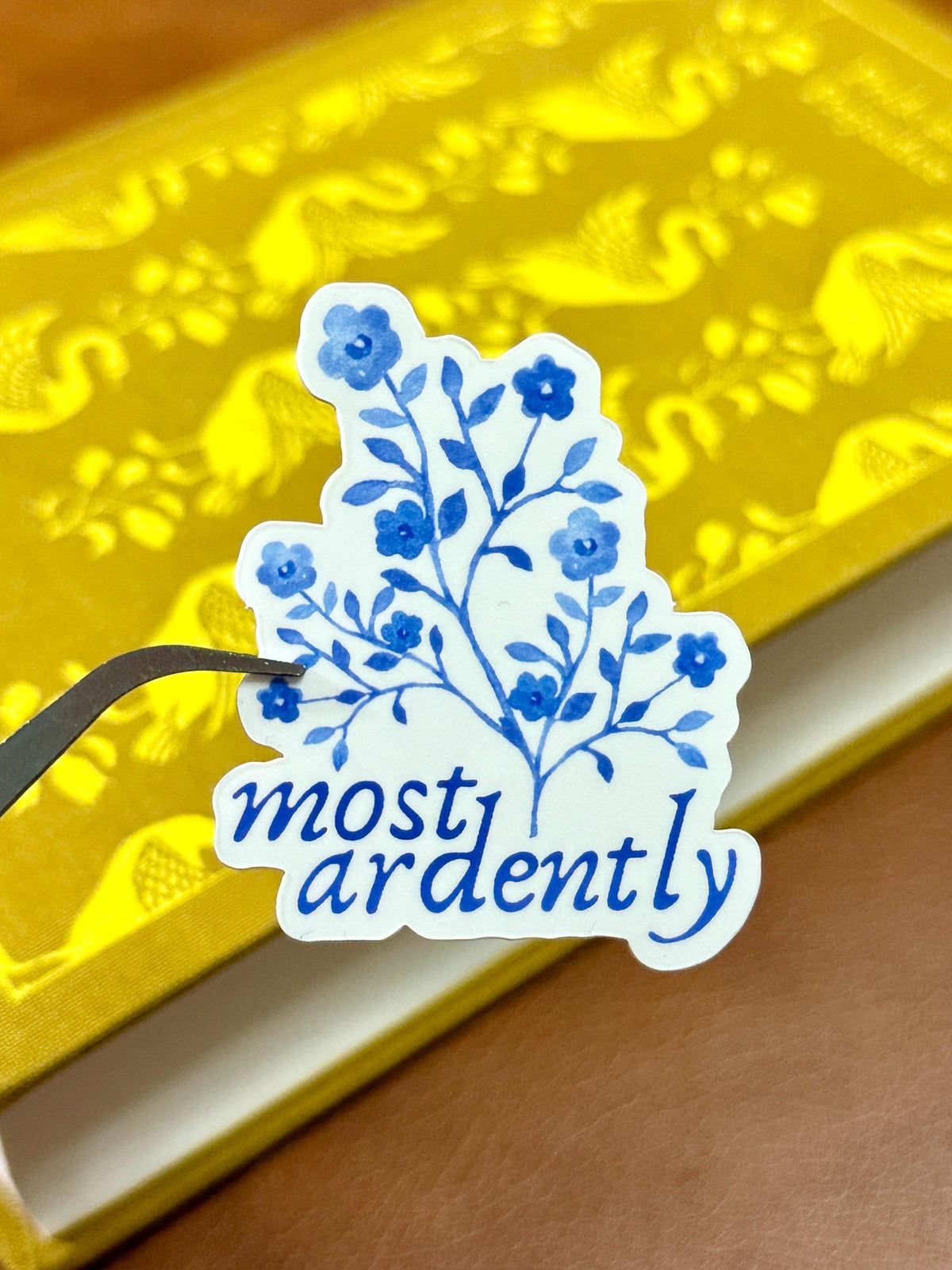 Most Ardently | Pride and Prejudice Jane Austen Sticker