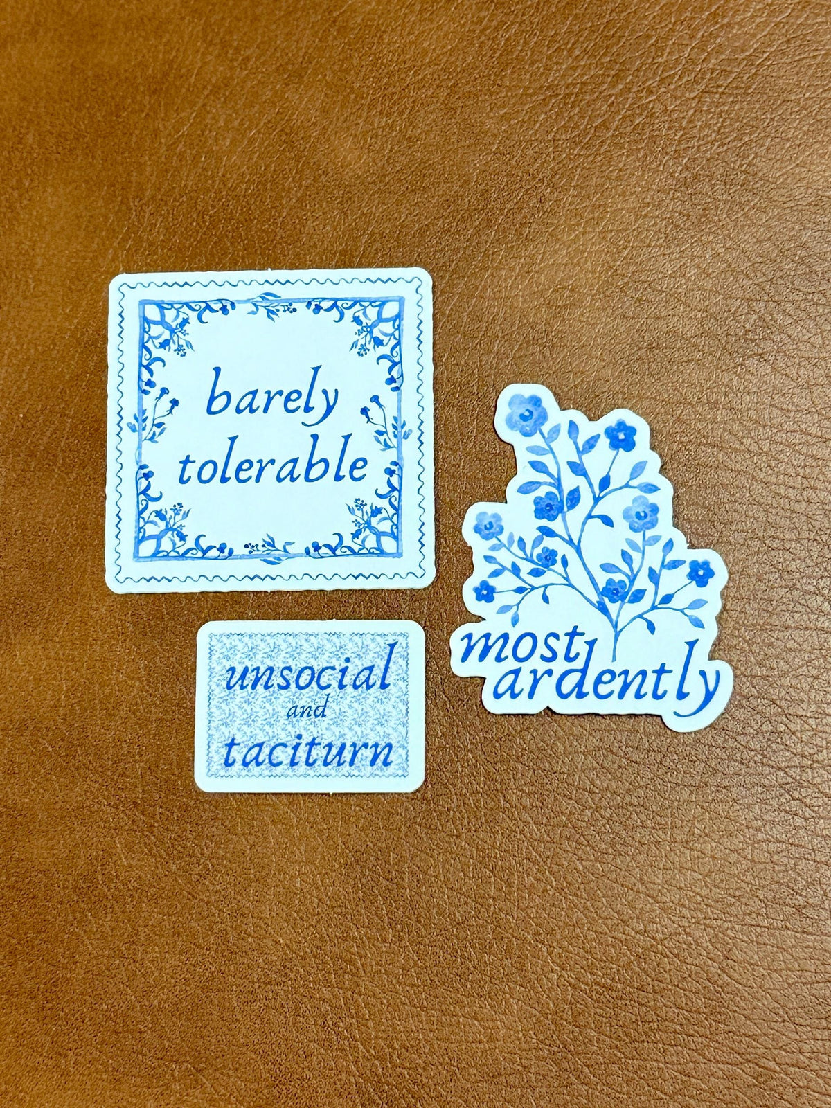Most Ardently | Pride and Prejudice Jane Austen Sticker