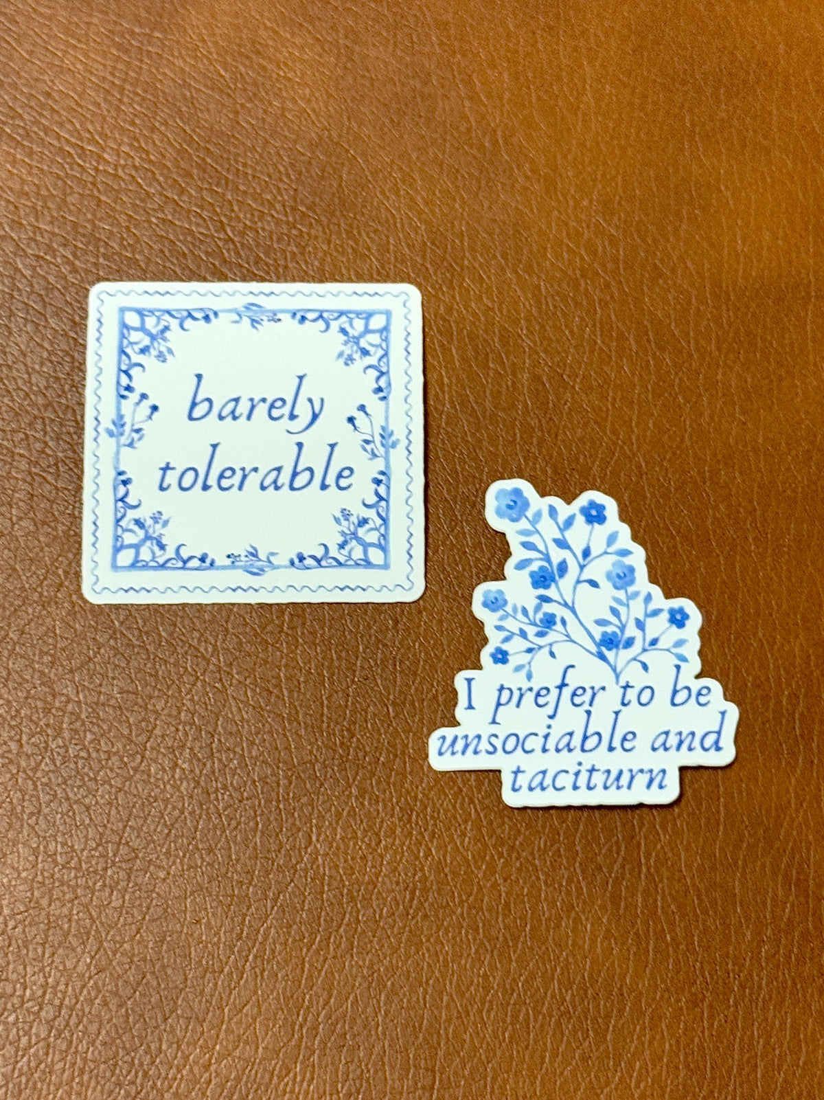 I Prefer To Be Unsociable and Taciturn | Jane Austen Pride and Prejudice Sticker