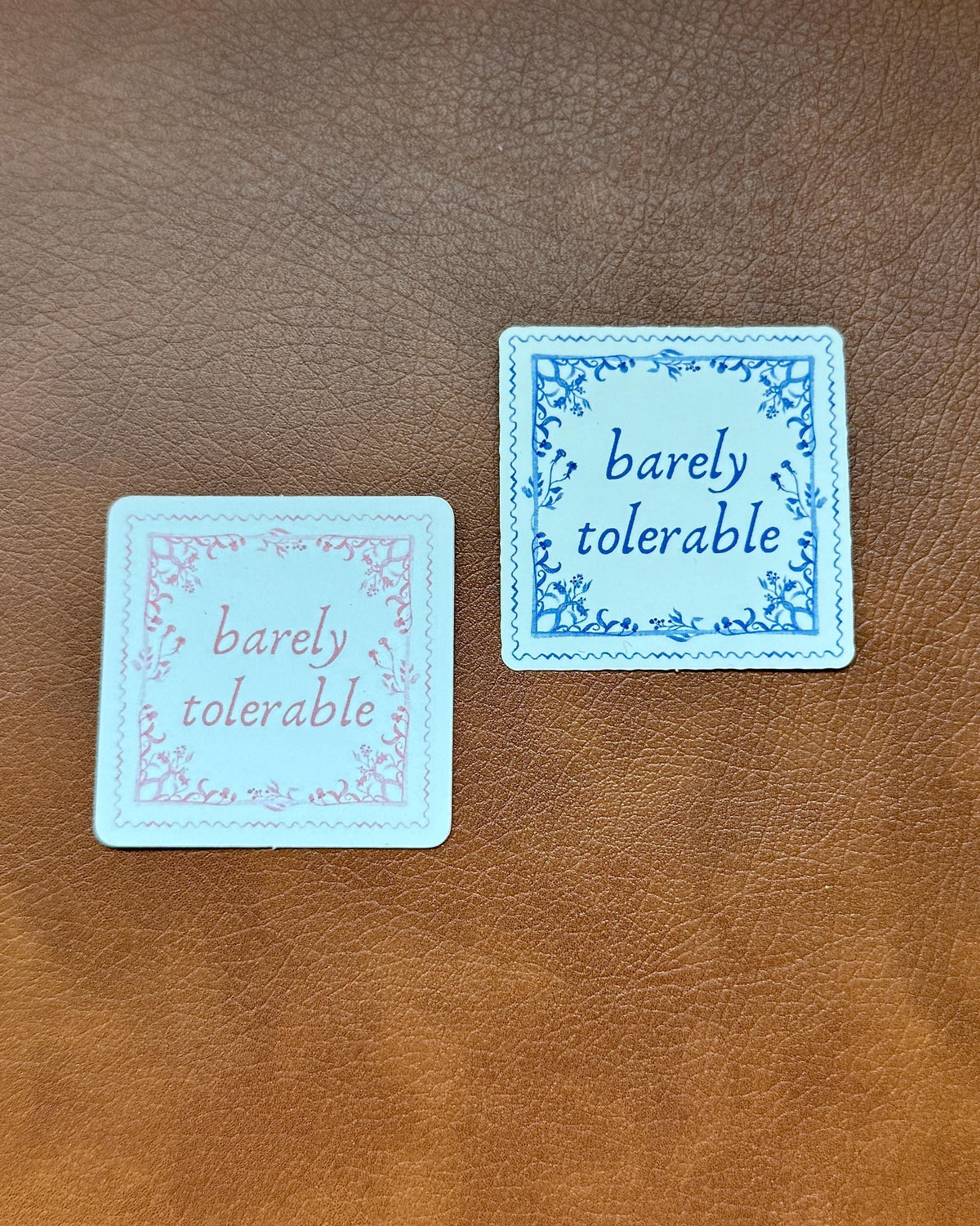 Pride and Prejudice Sticker | Barely Tolerable, Jane Austen Quote