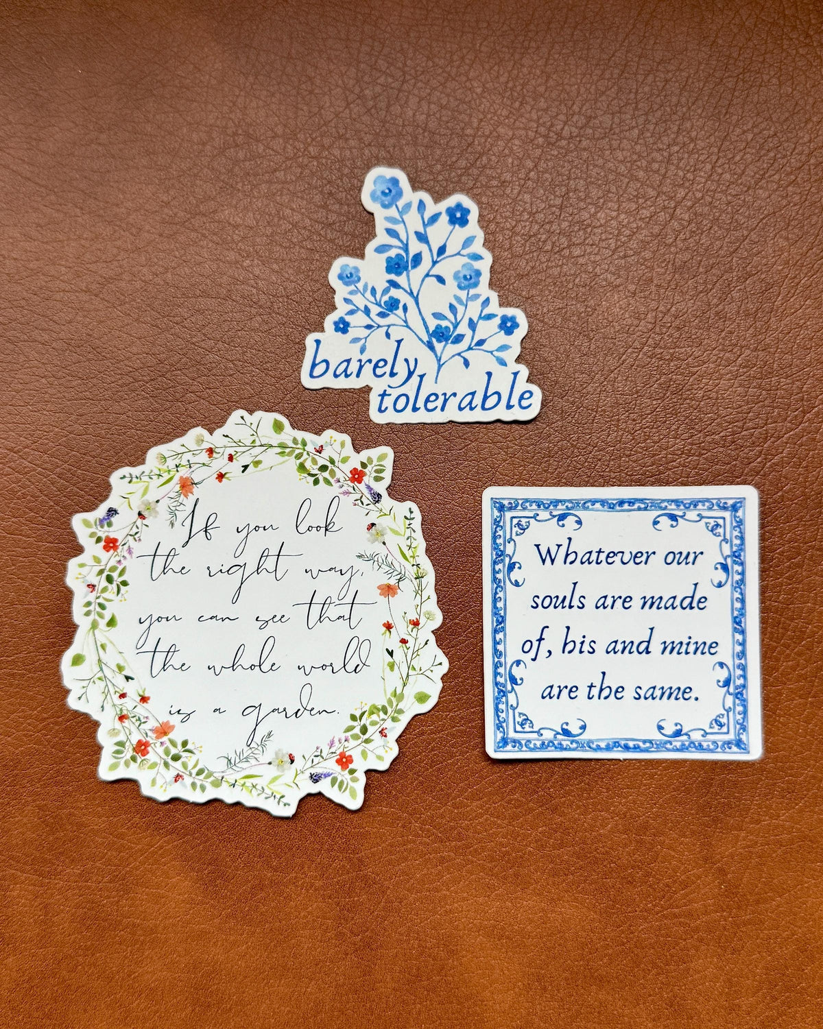 The Whole World Is A Garden | Secret Garden Sticker | Frances Hodgson Burnett Sticker | Book Sticker | Kindle Sticker