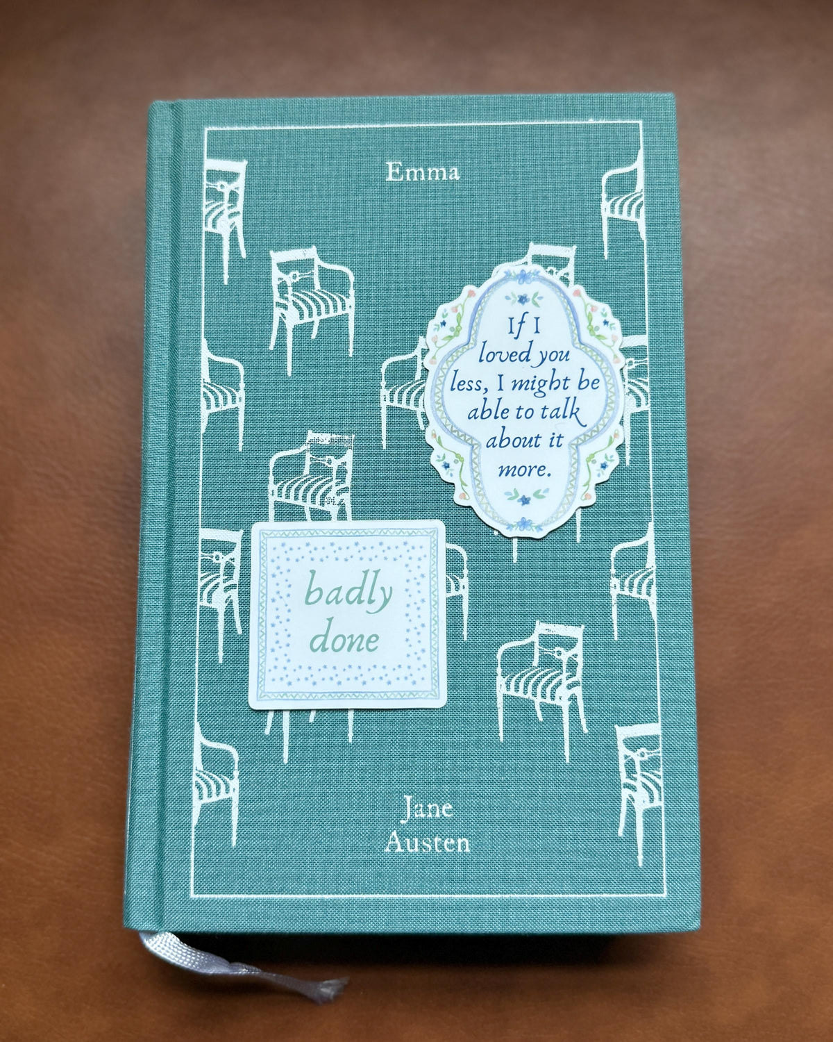 Badly Done | Jane Austen's Emma Sticker | Bookish Sticker