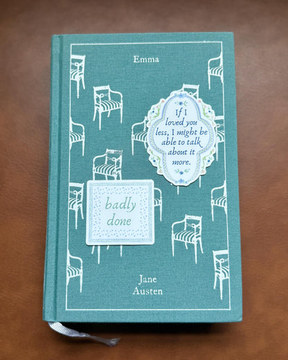 Badly Done | Jane Austen's Emma Sticker | Bookish Sticker