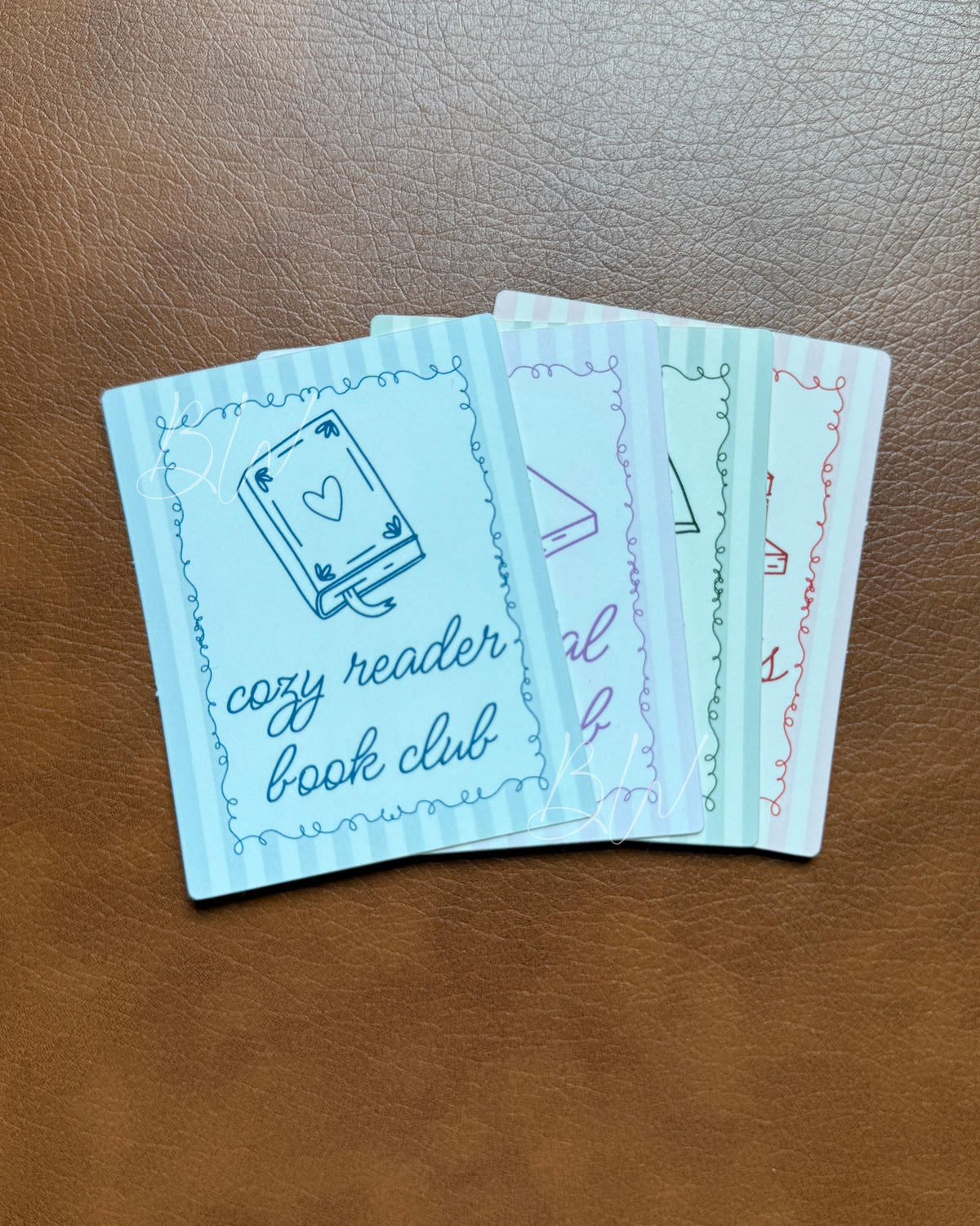 Cozy Reader Book Club Sticker | Funny Bookish Vinyl Sticker for Readers | Reader Sticker for Planners, Laptops, Kindles, Water Bottles