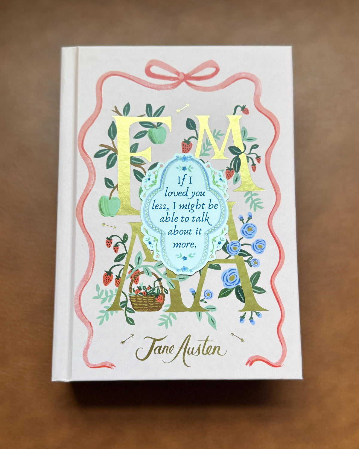 If I Loved You Less | Jane Austen Sticker| Emma Sticker | Book Kindle Laptop Journal Sticker | Literary Gift for Readers