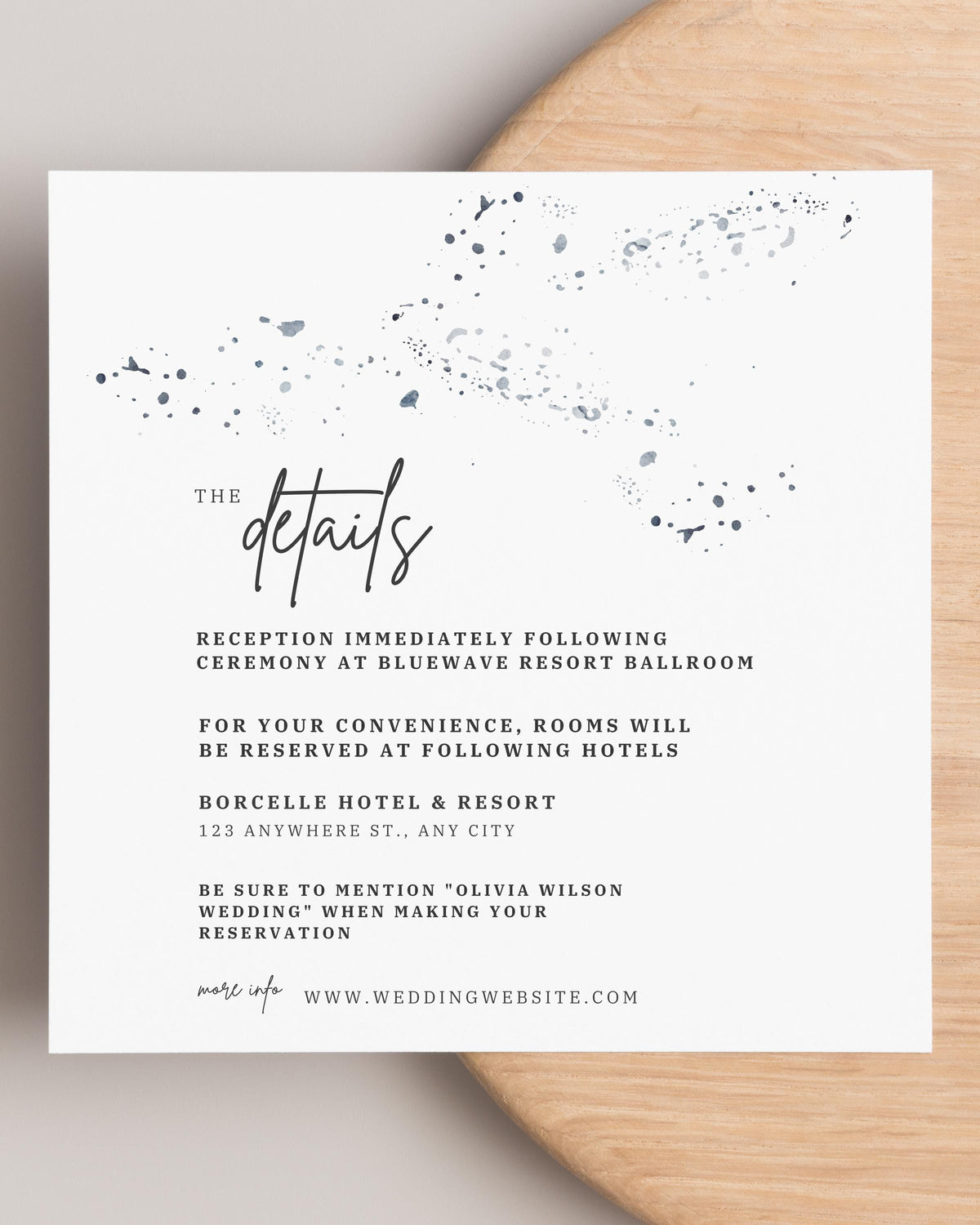 Watercolor Dragon Wedding Invitation | Fantasy Theme (Canva Template)