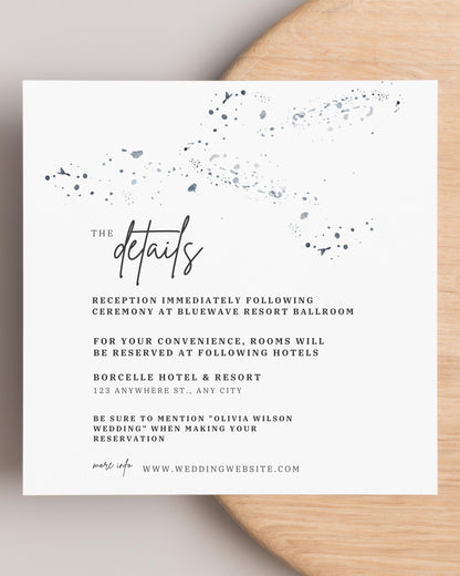 Watercolor Dragon Wedding Invitation | Fantasy Theme (Canva Template)