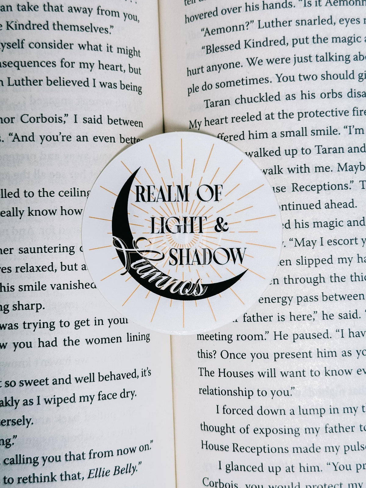Lumnos Sticker | Kindred's Curse Saga | Officially Licensed Penn Cole Sticker | Spark of the Everflame | Fantasy Book Sticker