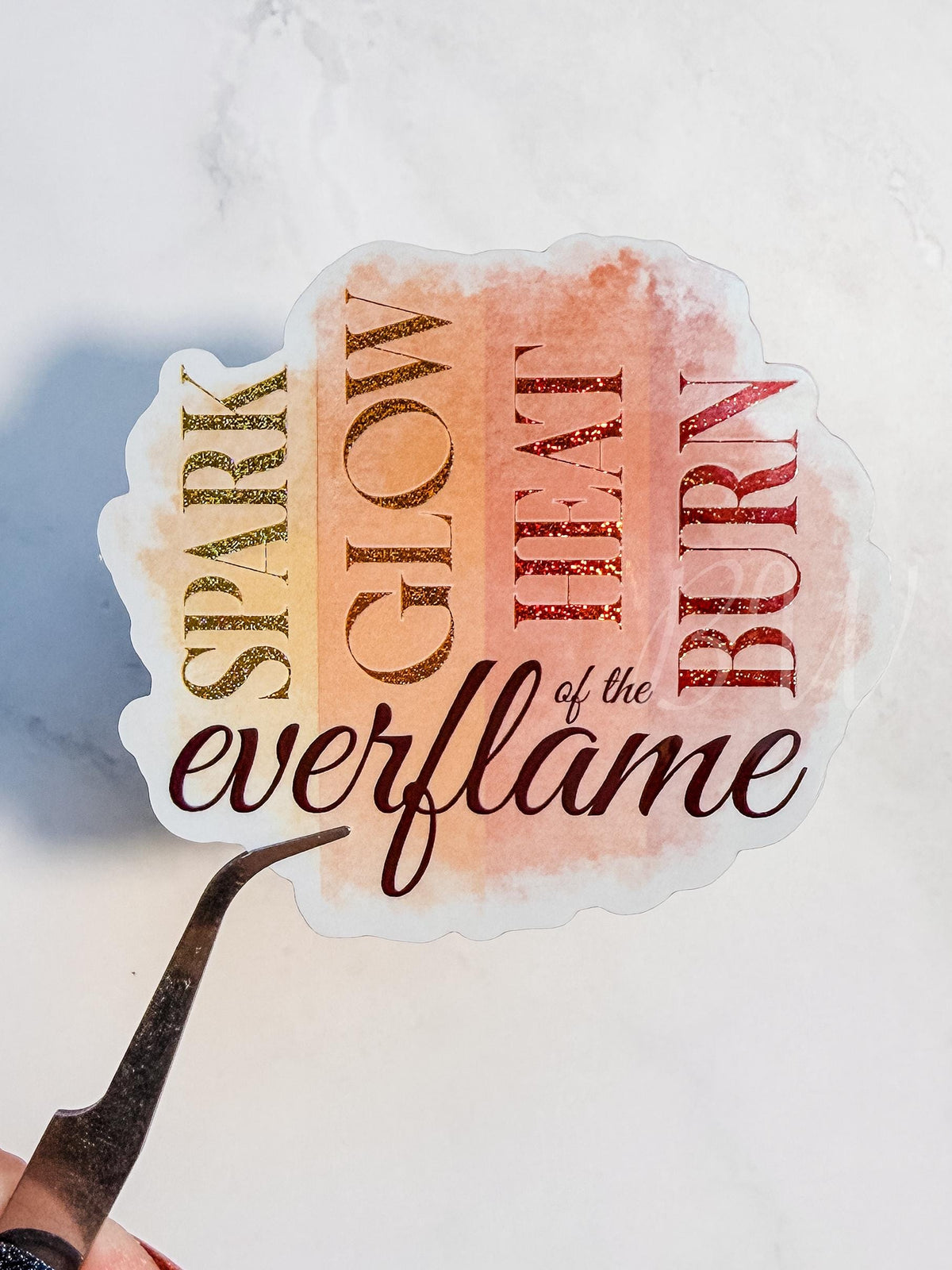 Spark Glow Heat Burn Sticker | Kindred's Curse Saga | Officially Licensed Penn Cole | Everflame