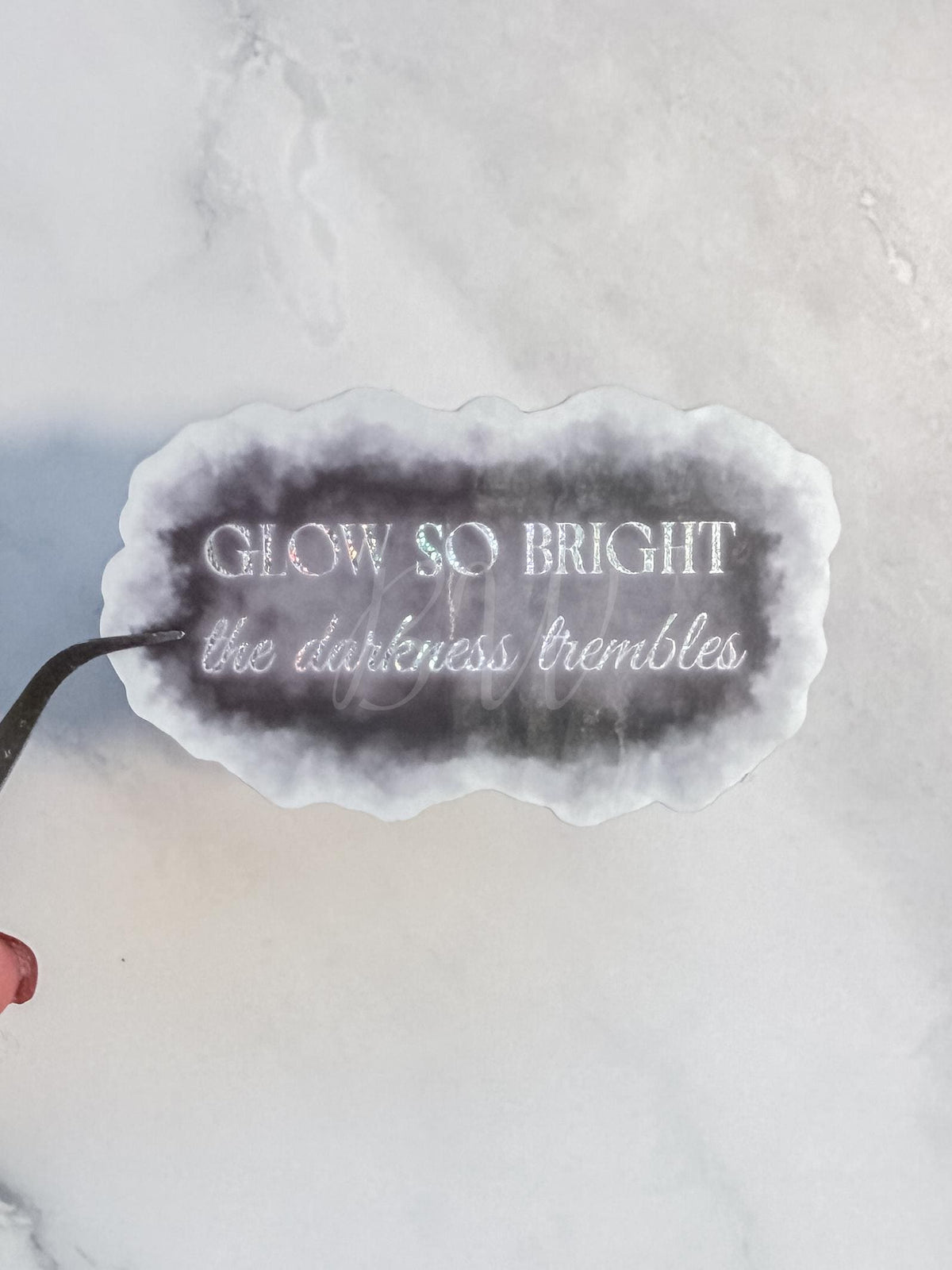 Glow So Bright The Darkness Trembles Sticker | Kindred's Curse Saga | Officially Licensed Penn Cole | Everflame