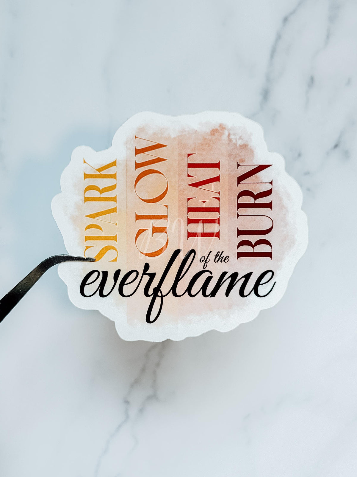 Spark Glow Heat Burn Sticker | Kindred's Curse Saga | Officially Licensed Penn Cole | Everflame