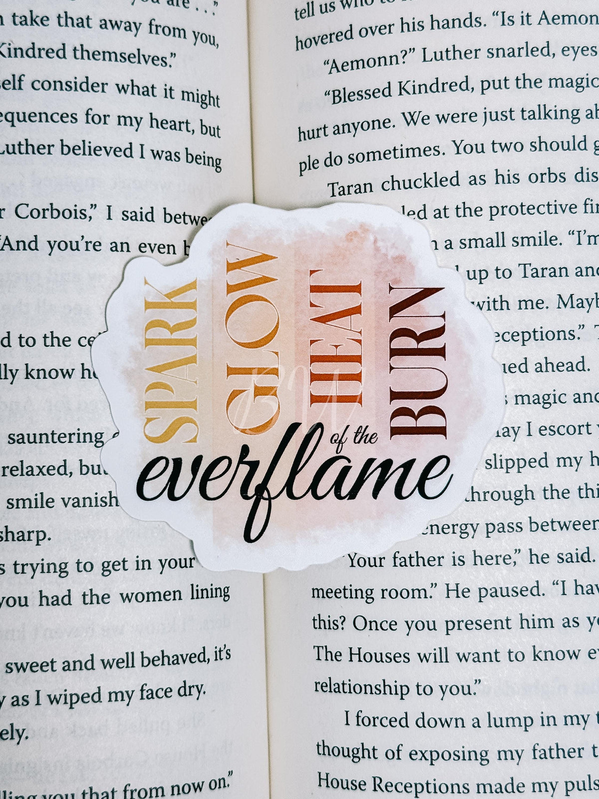 Spark Glow Heat Burn Sticker | Kindred's Curse Saga | Officially Licensed Penn Cole | Everflame