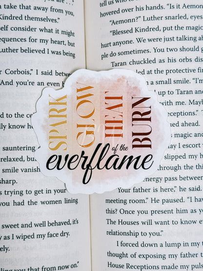 Spark Glow Heat Burn Sticker | Kindred's Curse Saga | Officially Licensed Penn Cole | Everflame
