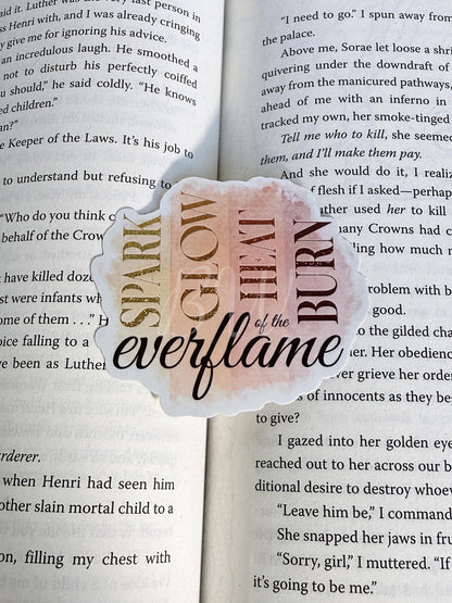 Spark Glow Heat Burn Sticker | Kindred's Curse Saga | Officially Licensed Penn Cole | Everflame