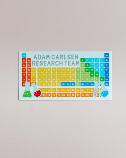 Adam Carlsen Research Team | Love Hypothesis Sticker | Officially Licensed Ali Hazelwood Sticker