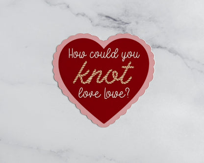 How Could You Knot Love Lowe | Bride Sticker | Officially Licensed Ali Hazelwood Sticker
