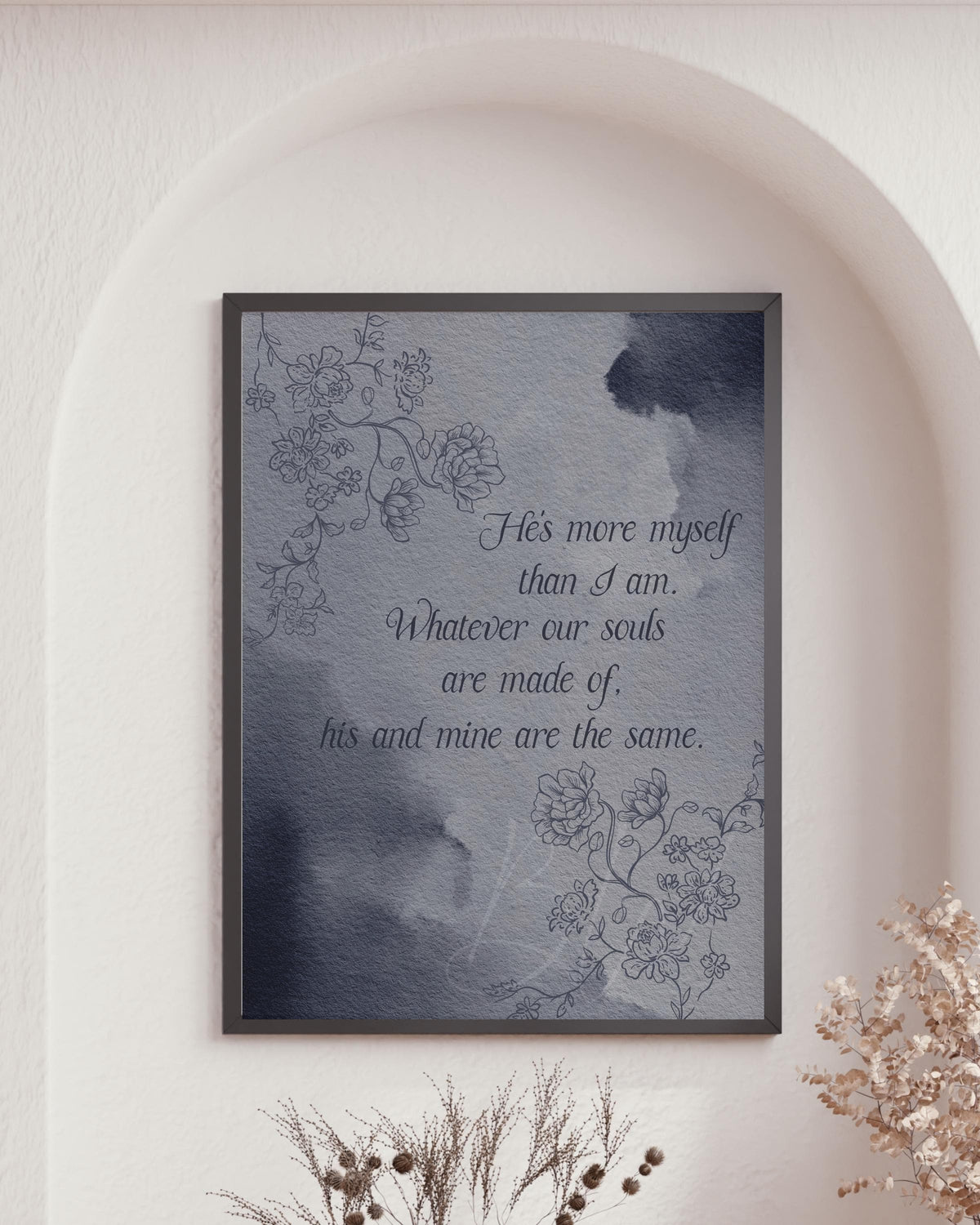 Wuthering Heights Quote Print | Emily Brontë Literary Wall Art (Digital Download)
