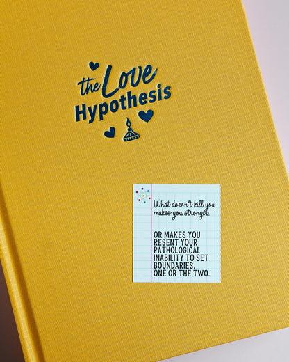 What Doesn't Kill You | Love Hypothesis Sticker | Officially Licensed Ali Hazelwood Sticker