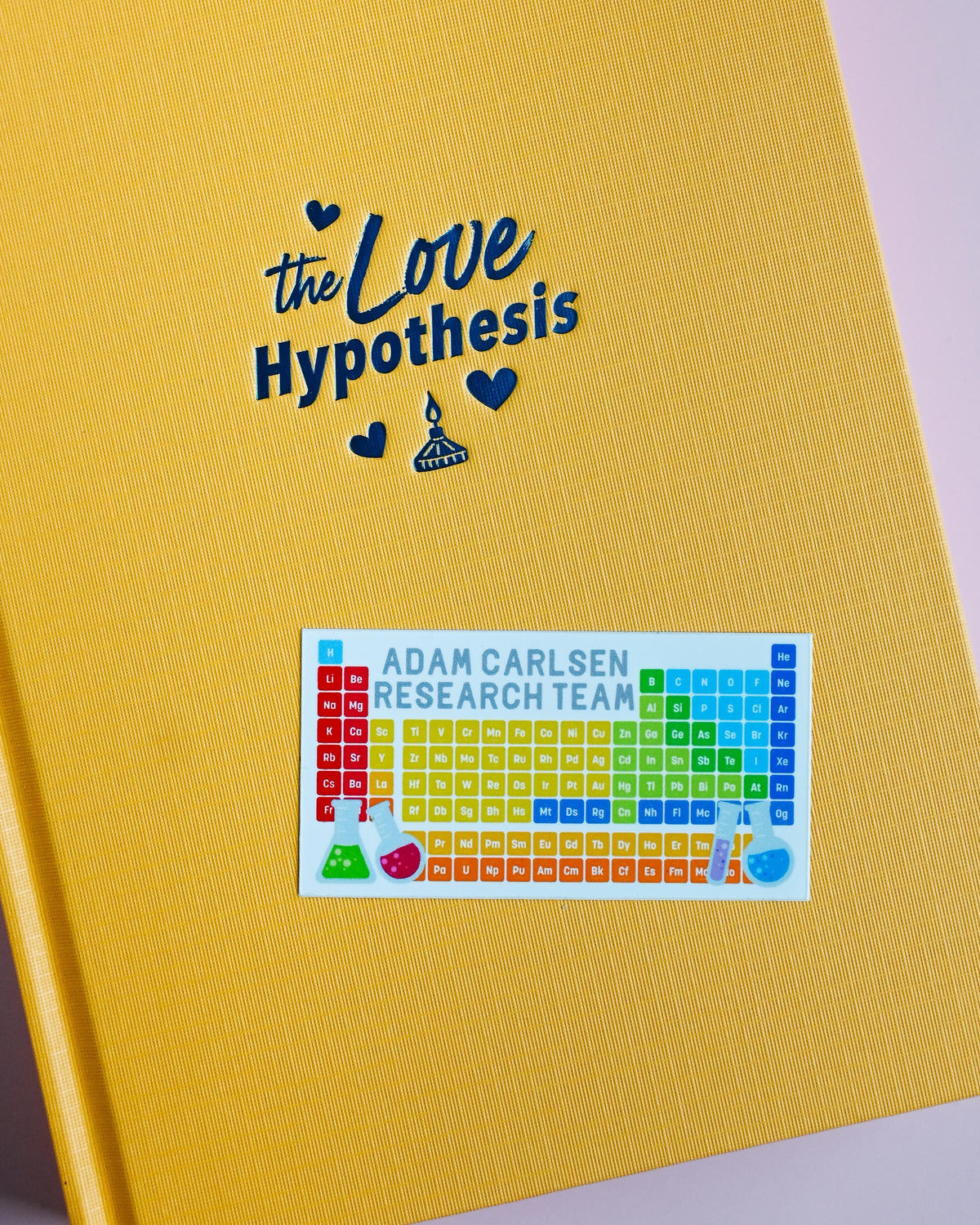 Adam Carlsen Research Team | Love Hypothesis Sticker | Officially Licensed Ali Hazelwood Sticker